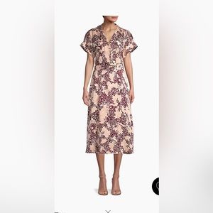 Equipment
Orlena Floral & Leopard Print Silk-Blend A-Line Shirtdress SIZE 0